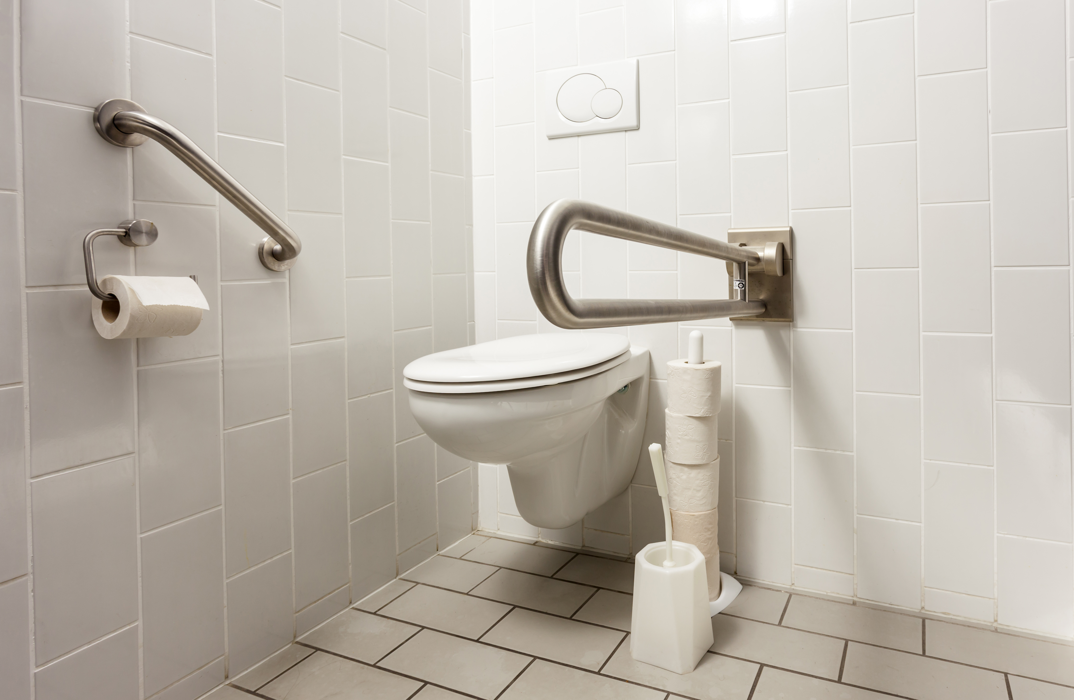 Behindertengerechte Toilette